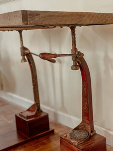 Industrial Cast-iron Jack End Tables